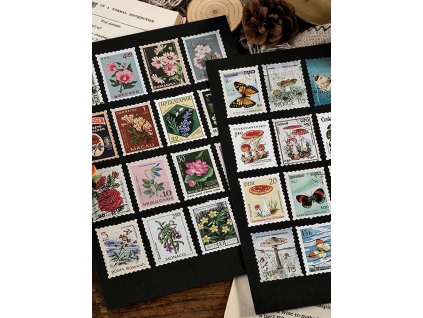 Samolepky retro známky