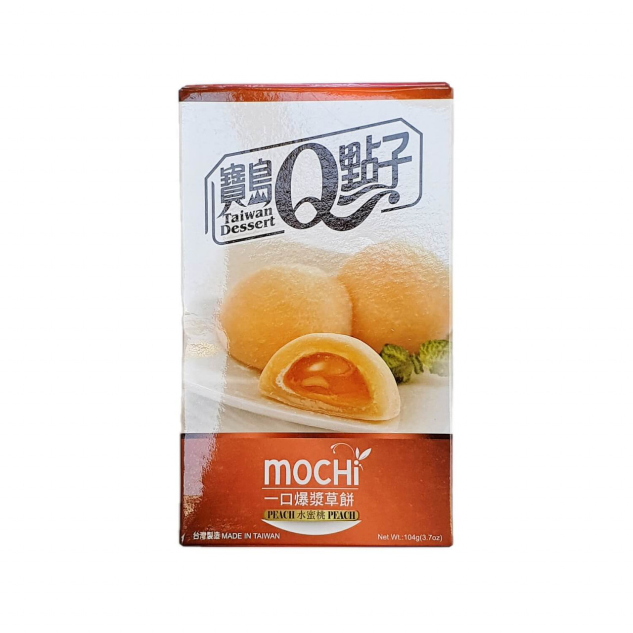 Rýžové koláčky Mochi  Broskev PO EXPIRACI (104g)