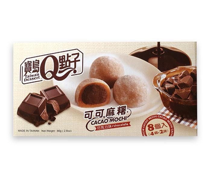 Rýžové koláčky Mochi 80g - Kakao čokoláda