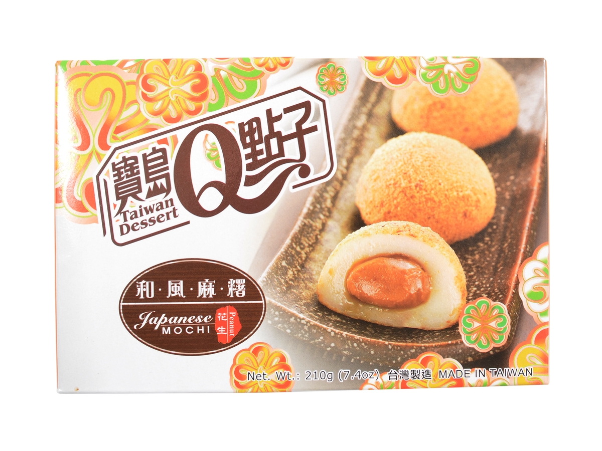 Q Brand Rýžové koláčky Mochi - Peanut