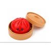 Velký antistresový mačkací knedlík - Squishy Dumpling (červená)