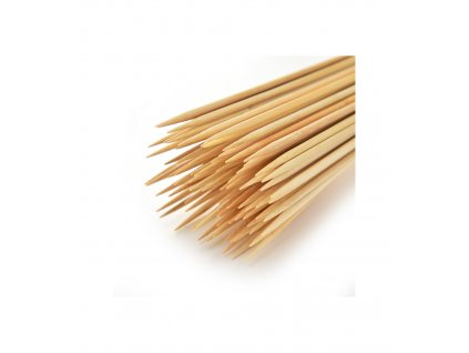 bamboo sticks with tip for skewers o 30 mm of 250 mm 100 pcs