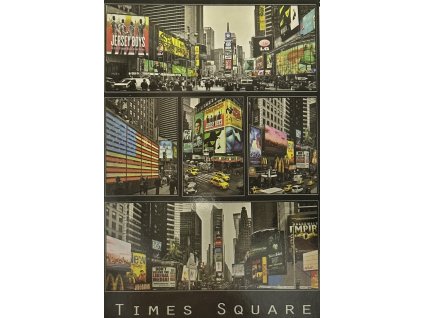 Pohlednice Times Square v nápise