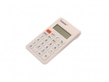 Elektronická kalkulačka - bílá