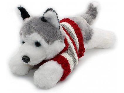 Plyšový husky - 40 cm