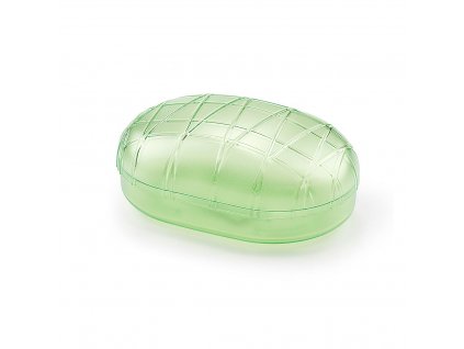 PLASTIC FORTE Cestovní krabička na mýdlo zelená