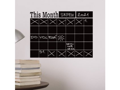 Samolepicí kalendář (1ks)