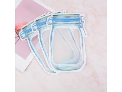 Průhledný sáček s potiskem zavařovacích sklenic (1ks)