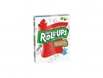 FRUIT ROLL-UPS - měkké jahodové pásky (1ks)