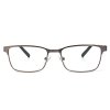 Bronzové dioptrické brýle na čtení s nosními opěrkami