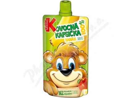 Kubík 100% ov.kapsička banán 0,1 l