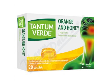 Tantum Verde Orange and Honey 3mg pas.20