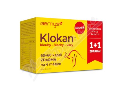 Barnys Klokan limitovaná edice cps.60+60 ZDARMA
