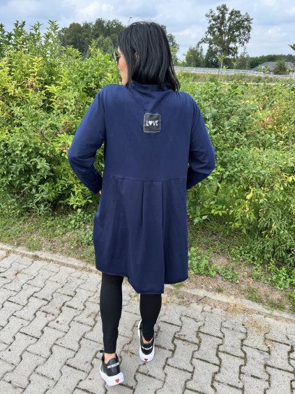 Cardigan LOVE NAVY MODRÁ