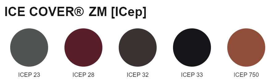 BP2 ICep barvy