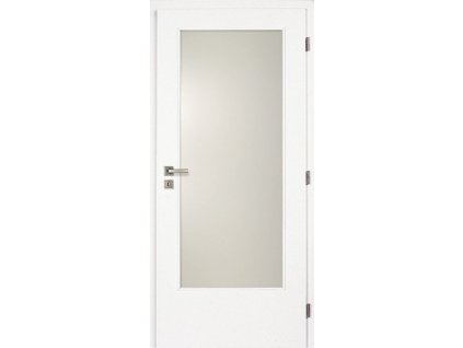 MASONITE bílé dveře interiérové 90 cm sklo 3/4 DTD