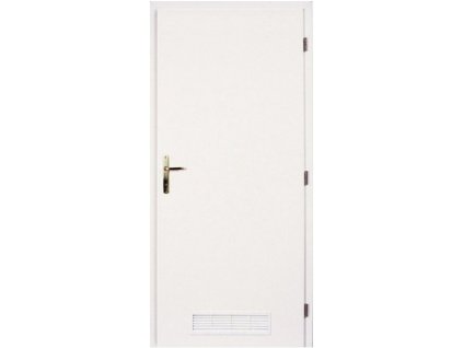 Dveře interiérové Doornite BÍLÉ 70 cm + větrací mřížka