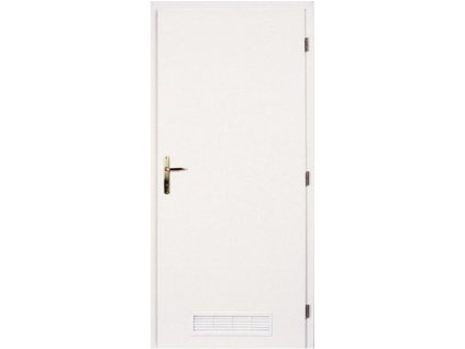 Dveře interiérové Masonite BÍLÉ 80 cm + větrací mřížka