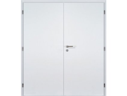 DOORNITE Vnitřní dveře Basic bílý lak 145 cm dvoukřídlé