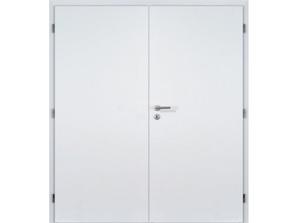 DOORNITE Vnitřní dveře Basic bílý lak 165 cm dvoukřídlé