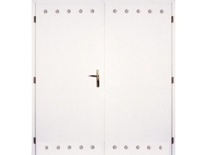 Dveře MASONITE interiérové BÍLÉ + vzdušníky 185 cm dvoukřídlé