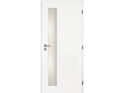 Bílé dveře Masonite Vertika sklo 70 cm