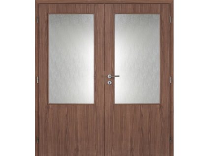 Vnitřní dveře folie 180 cm MASONITE sklo 2/3 dvoukřídlé