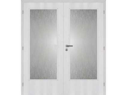 Masonite dveře interierové 180 cm sklo 3/4 dvoukřídlé DTD