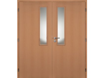 13081 dvere interierove masonite 185 cm sklo vertikus dvoukridle