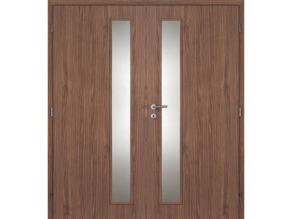 13105 interierove dvere masonite kasirovane 180 cm vertika sklo dvoukridle