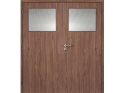 Vnitřní dveře 180 cm Masonite sklo 1/3 dvoukřídlé