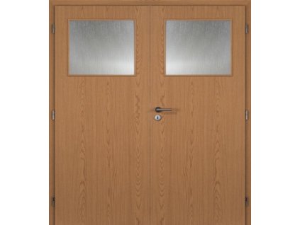 Vnitřní dveře 185 cm Masonite sklo 1/3 dvoukřídlé