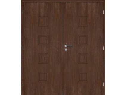 MASONITE dveře interiérové 165 cm folie QUADRA dvoukřídlé