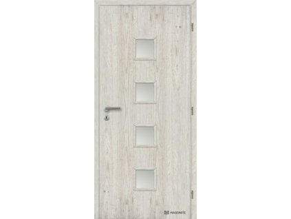 MASONITE dveře vnitřní 90 cm QUADRA sklo