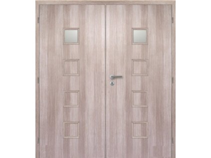 Dveře MASONITE interiérové 180 cm QUADRA 1 dvoukřídlé