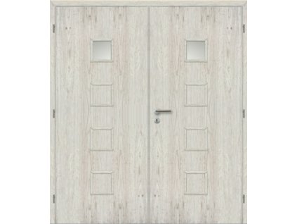 Dveře MASONITE interiérové 180 cm QUADRA 1 dvoukřídlé