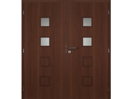 Dveře interiérové MASONITE 145 cm QUADRA 2 dvoukřídlé