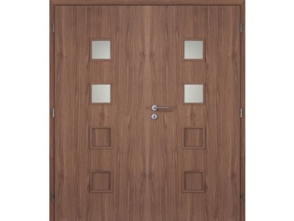 Dveře interiérové MASONITE 180 cm QUADRA 2 dvoukřídlé