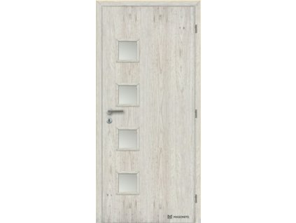 Interiérové dveře folie MASONITE 90 cm GIGA sklo