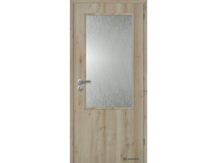 Vnitřní dveře folie 90 cm MASONITE sklo 2/3 laminované
