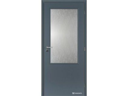 13531 3 vnitrni dvere folie 90 cm masonite sklo 2 3 laminovane