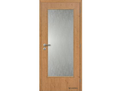 Masonite dveře interierové 80 cm sklo 3/4 laminované DTD