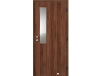 Dveře interiérové MASONITE 60 cm sklo VERTIKUS laminované