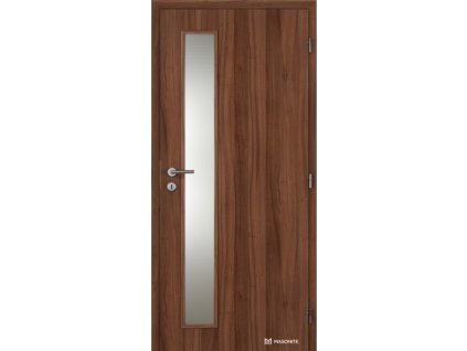 Interiérové dveře MASONITE laminované 70 cm VERTIKA sklo