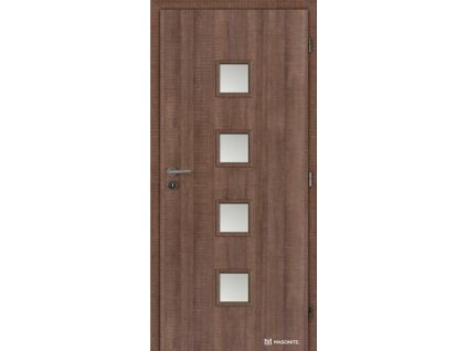 MASONITE dveře vnitřní 80 cm QUADRA sklo laminované