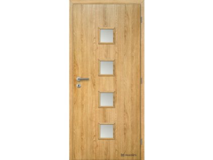 MASONITE dveře vnitřní 70 cm QUADRA sklo laminované