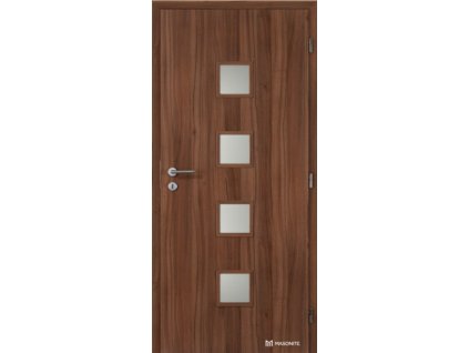 MASONITE dveře vnitřní 60 cm QUADRA sklo laminované