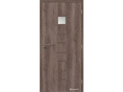 Dveře MASONITE interiérové 80 cm QUADRA 1 laminované