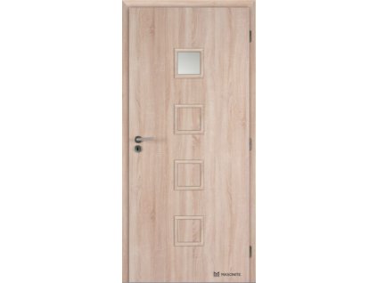 Dveře MASONITE interiérové 60 cm QUADRA 1 laminované