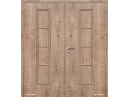 Interiérové dveře folie 185 cm Masonite AXIS dvoukřídlé laminované